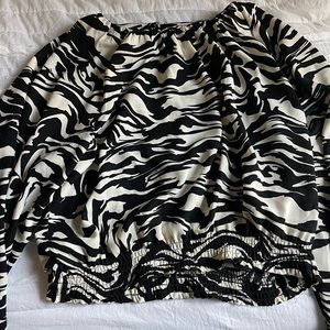 Fancy Black Cropped Top